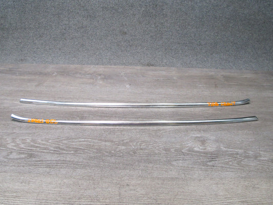 87-91 BMW E30 325i Convertible Front Left & Right A Pillar Molding Trim Set OEM