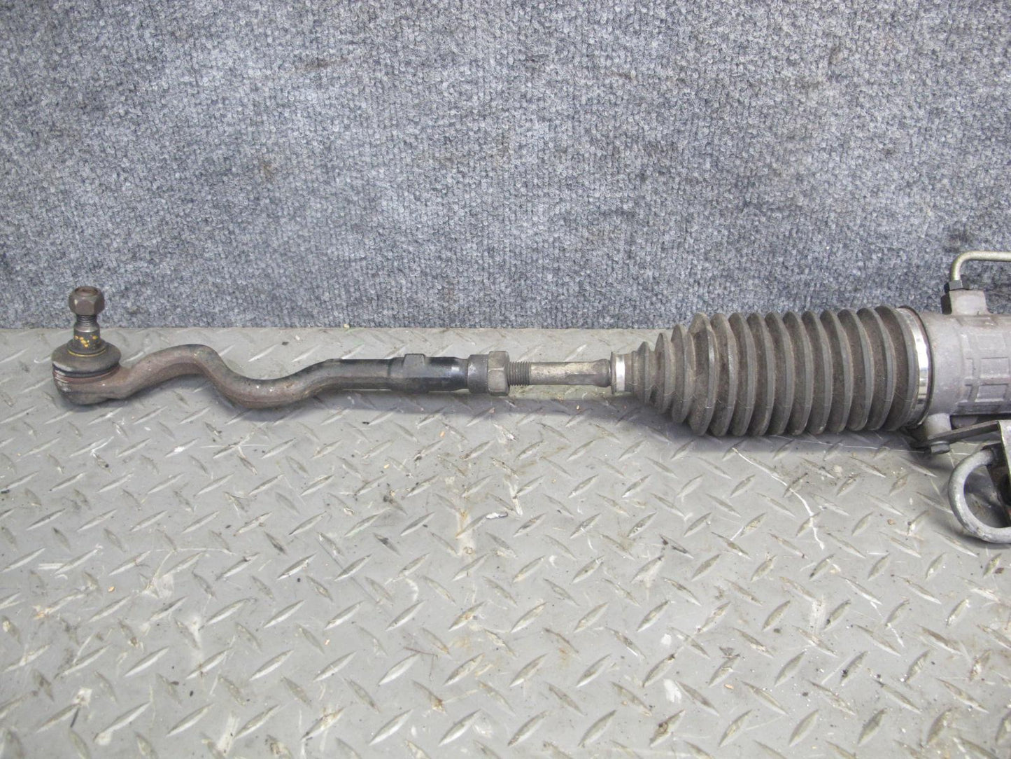 02-06 BMW E46 330Ci 330i Power Steering Rack & Pinion Yellow TAG 6757650 OEM