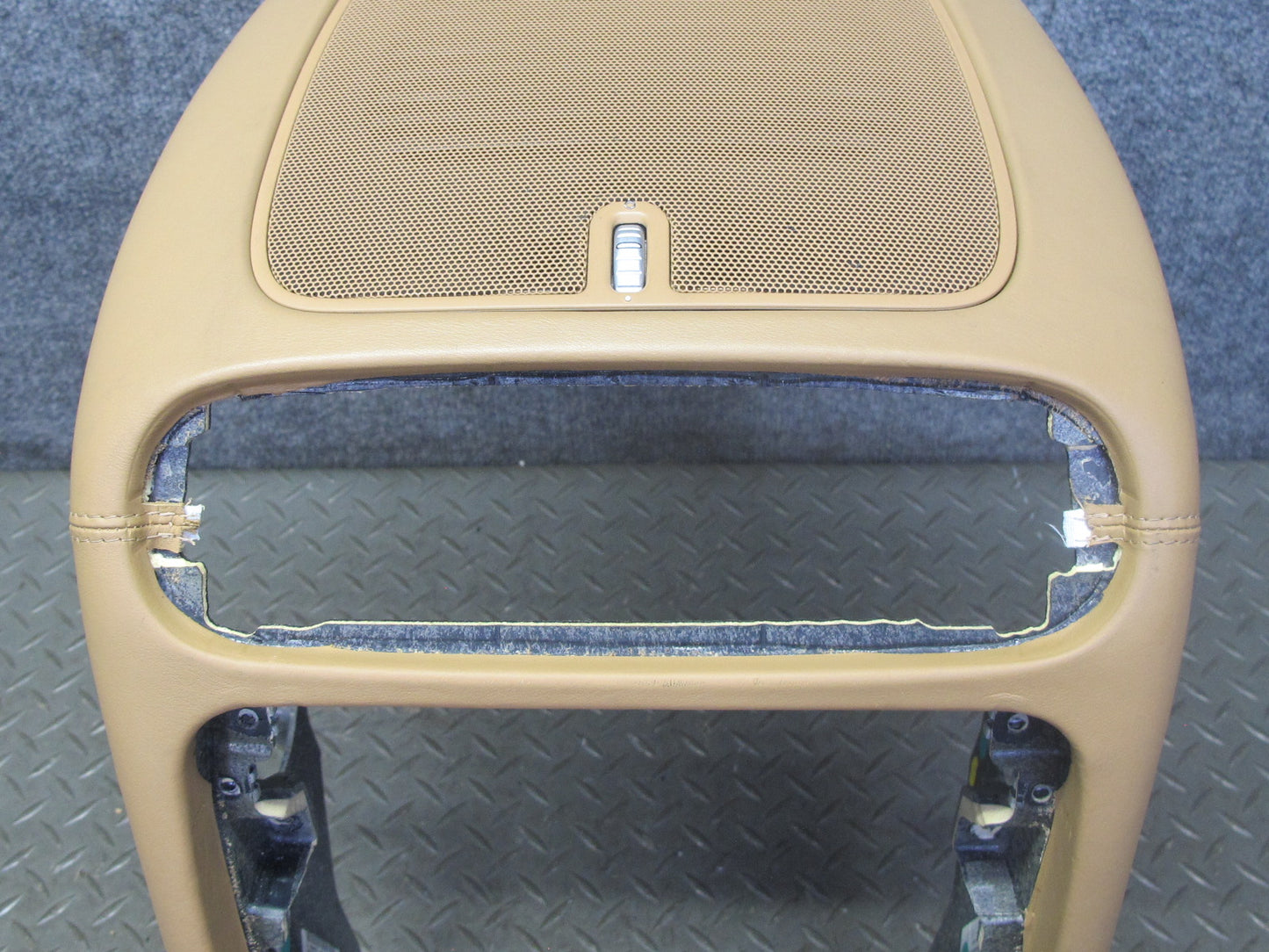 2003-2010 Porsche Cayenne 957 Dash Center Trim Bezel Cover Panel Sand Beige