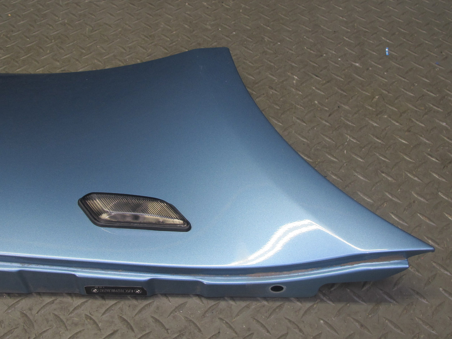 96-02 BMW E36/7 Z3 Front Left Fender Shell Cover Panel Atlanta-blau OEM