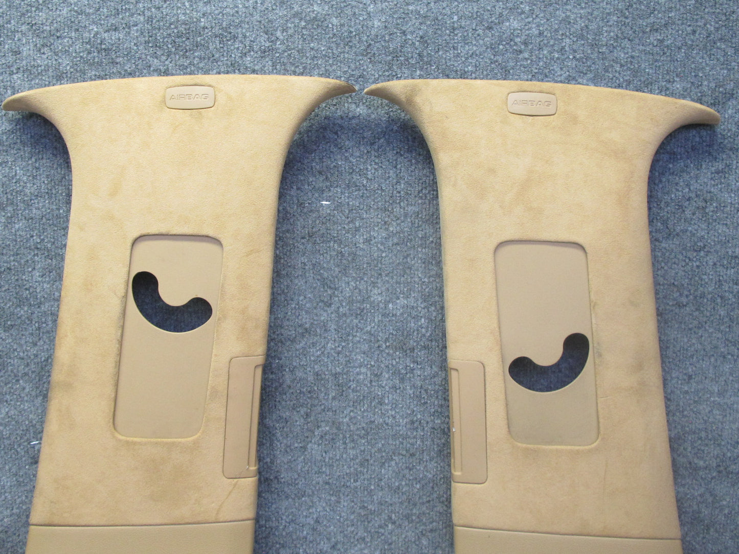 2003-2010 Porsche Cayenne 957 Interior B Pillar Trim Cover Panel Set of 2