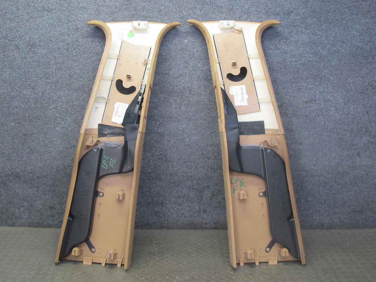 2003-2010 Porsche Cayenne 957 Interior B Pillar Trim Cover Panel Set of 2