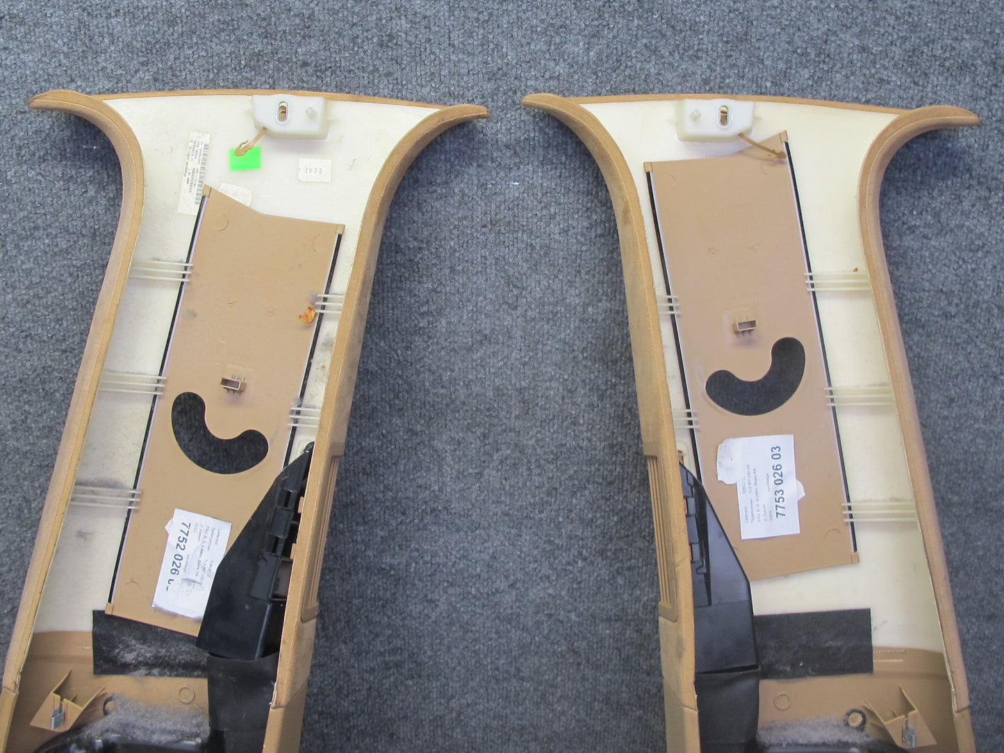 2003-2010 Porsche Cayenne 957 Interior B Pillar Trim Cover Panel Set of 2