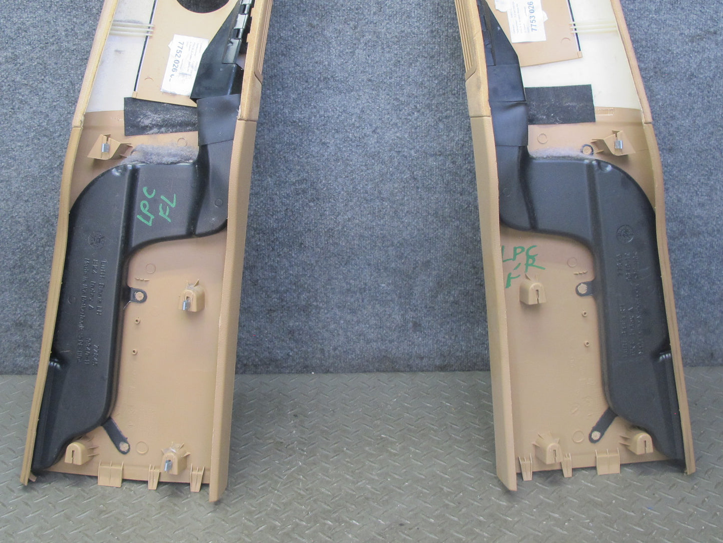 2003-2010 Porsche Cayenne 957 Interior B Pillar Trim Cover Panel Set of 2