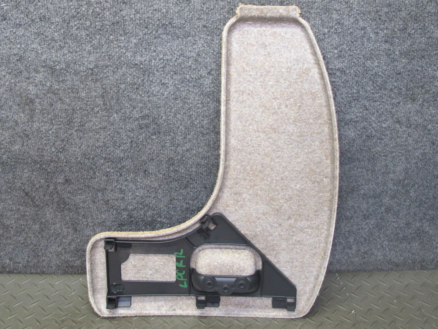 03-10 Porsche Cayenne 957 Rear Trunk Side Carpet Trim Panel Sand Beige Set