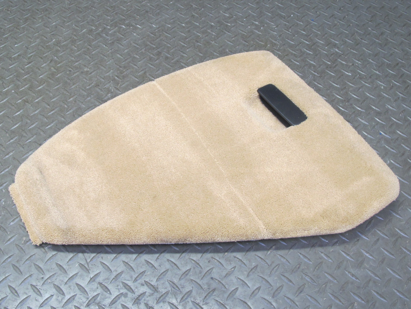 03-10 Porsche Cayenne 957 Rear Trunk Side Carpet Trim Panel Sand Beige Set