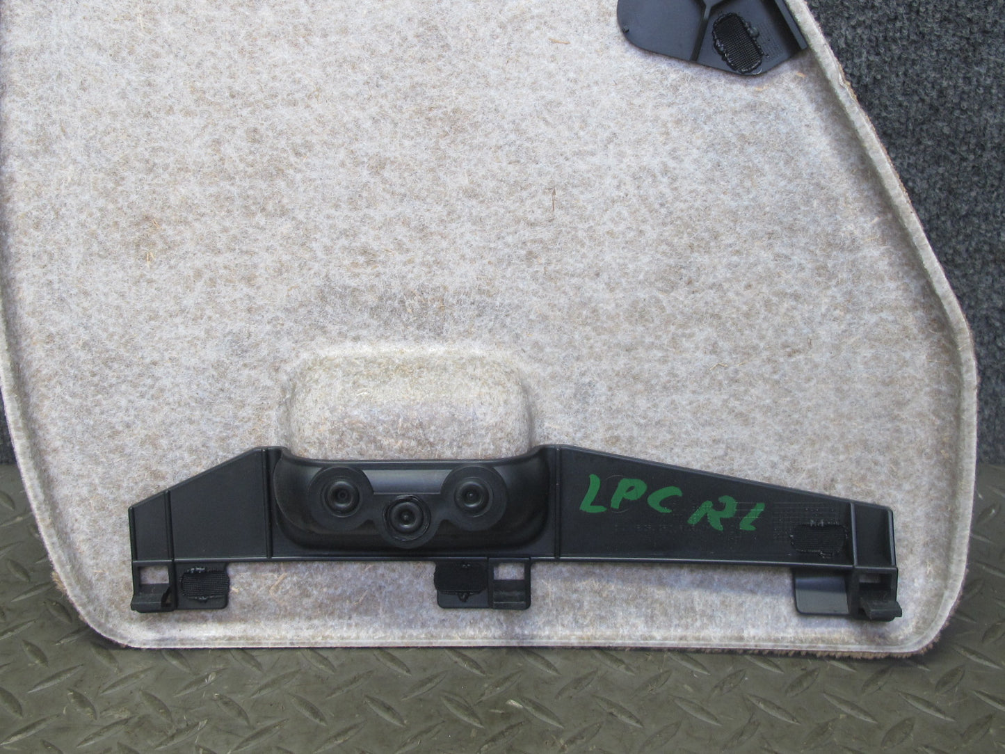 03-10 Porsche Cayenne 957 Rear Trunk Side Carpet Trim Panel Sand Beige Set