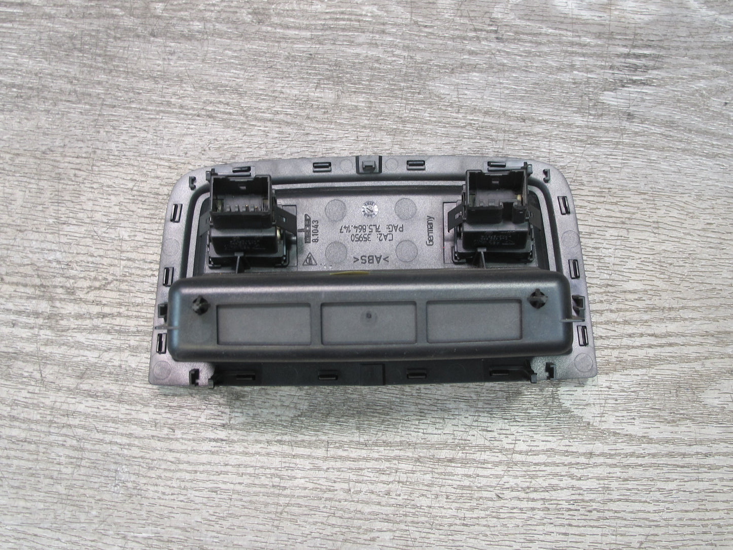 2003-2010 Porsche Cayenne 957 Rear Center Console Heated Seat Switch Tray Trim