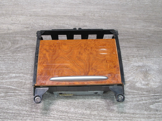 2003-2010 Porsche Cayenne 957 Center Console CUP Holder Compartment Storage Wood