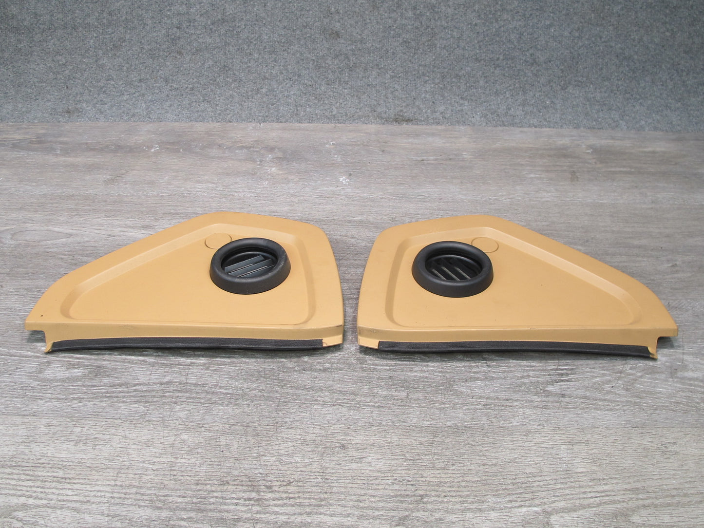 03-10 Porsche Cayenne 957 Dash Front END Trim Cover Panel Sand Beige Set