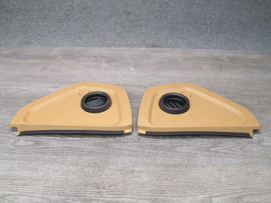 03-10 Porsche Cayenne 957 Dash Front END Trim Cover Panel Sand Beige Set