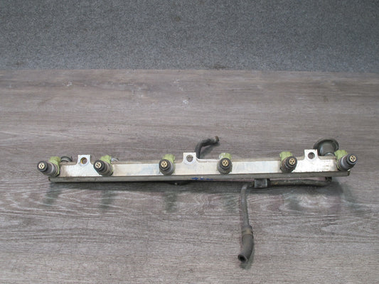 88-89 Toyota Supra MK3 7MGE NA Fuel Rail w Injectors & Pressure Regulator OEM