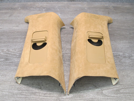 2003-2010 Porsche Cayenne 957 Rear C Pillar Interior Trim Panel Alcantara Set