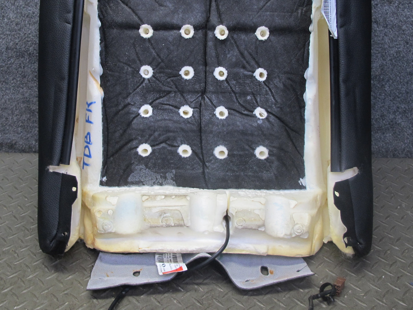 12-18 BMW F30 F34 335i Front Right Sport Seat Upper Leather Cushion Backrest OEM