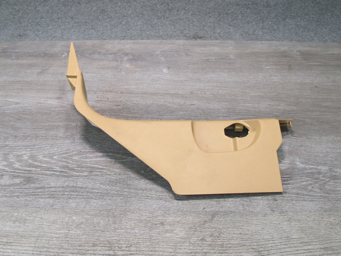 03-10 Porsche Cayenne 957 Front Lower Kick Trim Cover Panel Sand Beige Set