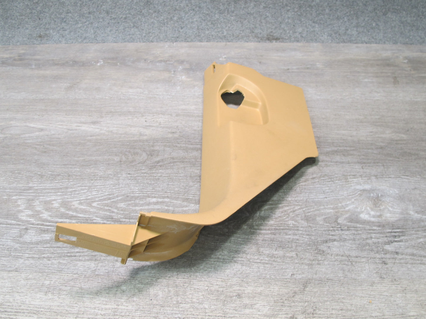 03-10 Porsche Cayenne 957 Front Lower Kick Trim Cover Panel Sand Beige Set
