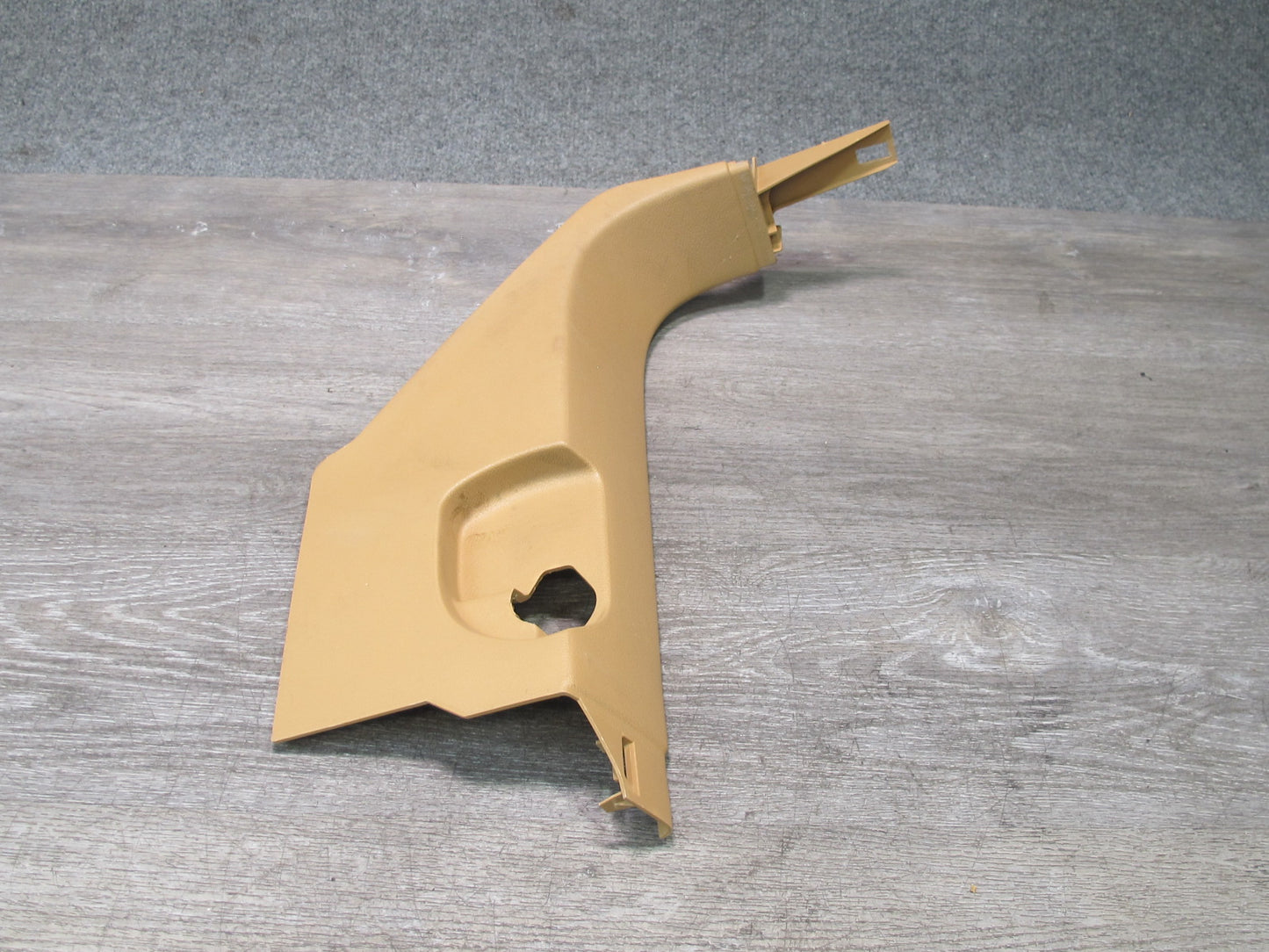 03-10 Porsche Cayenne 957 Front Lower Kick Trim Cover Panel Sand Beige Set