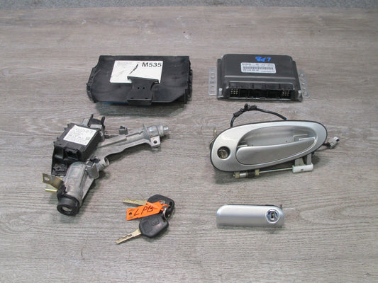 2003-2004 Porsche Boxster 986 M96.23 Engine ECU Immo Ignition Lock Handle Set