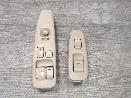 92-00 Lexus UZZ30L SC300 SC400 Left & Right Door Window Mirror Switch Set OEM
