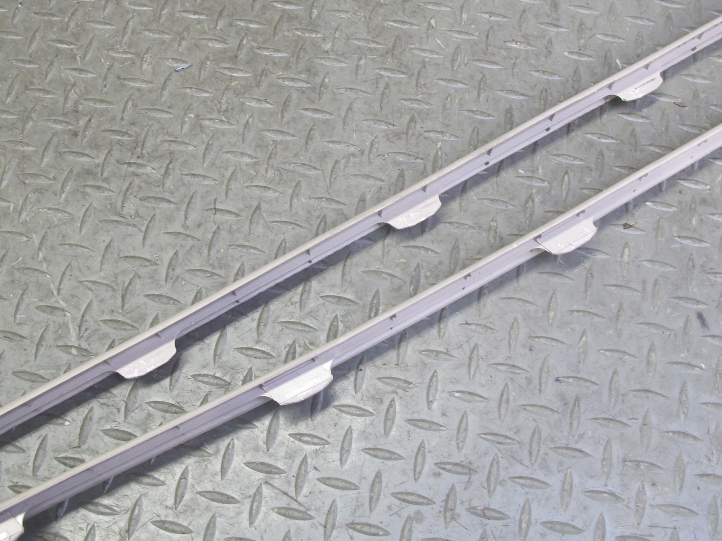 94-00 Lexus UZZ30L SC300 SC400 Door Scuff Step Sill Plate Trim Set Ivory OEM