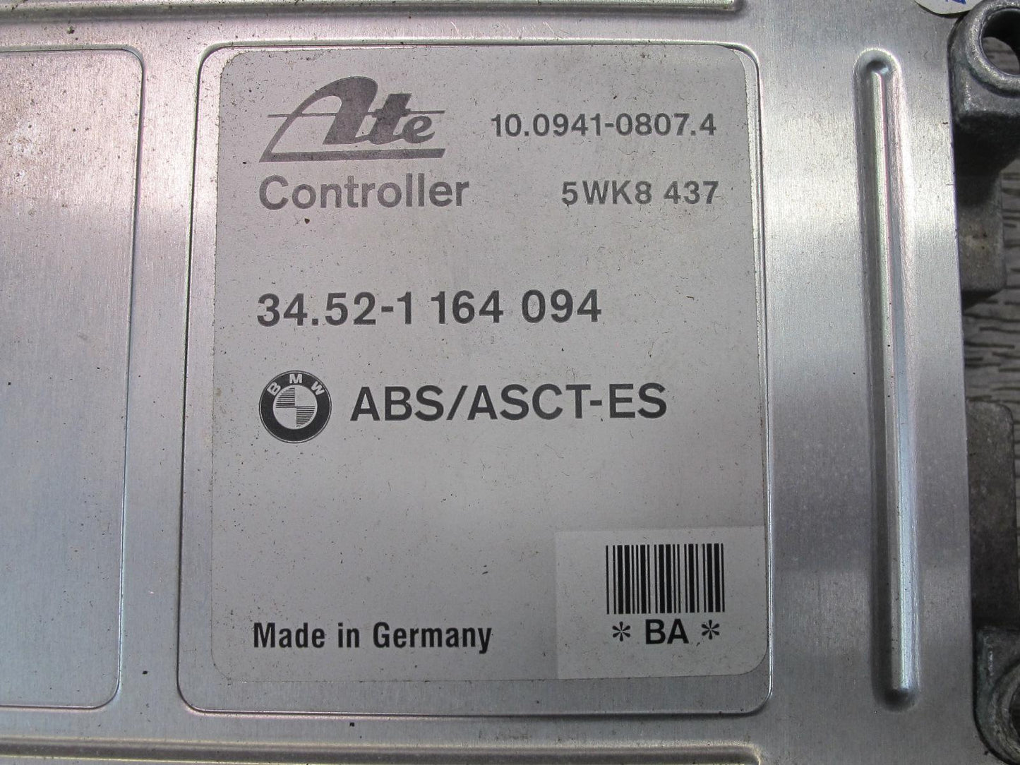 97-00 BMW E36/7 Z3 Anti Lock Brake ABS Asct-ec Ast+t Control Module 1164094 OEM