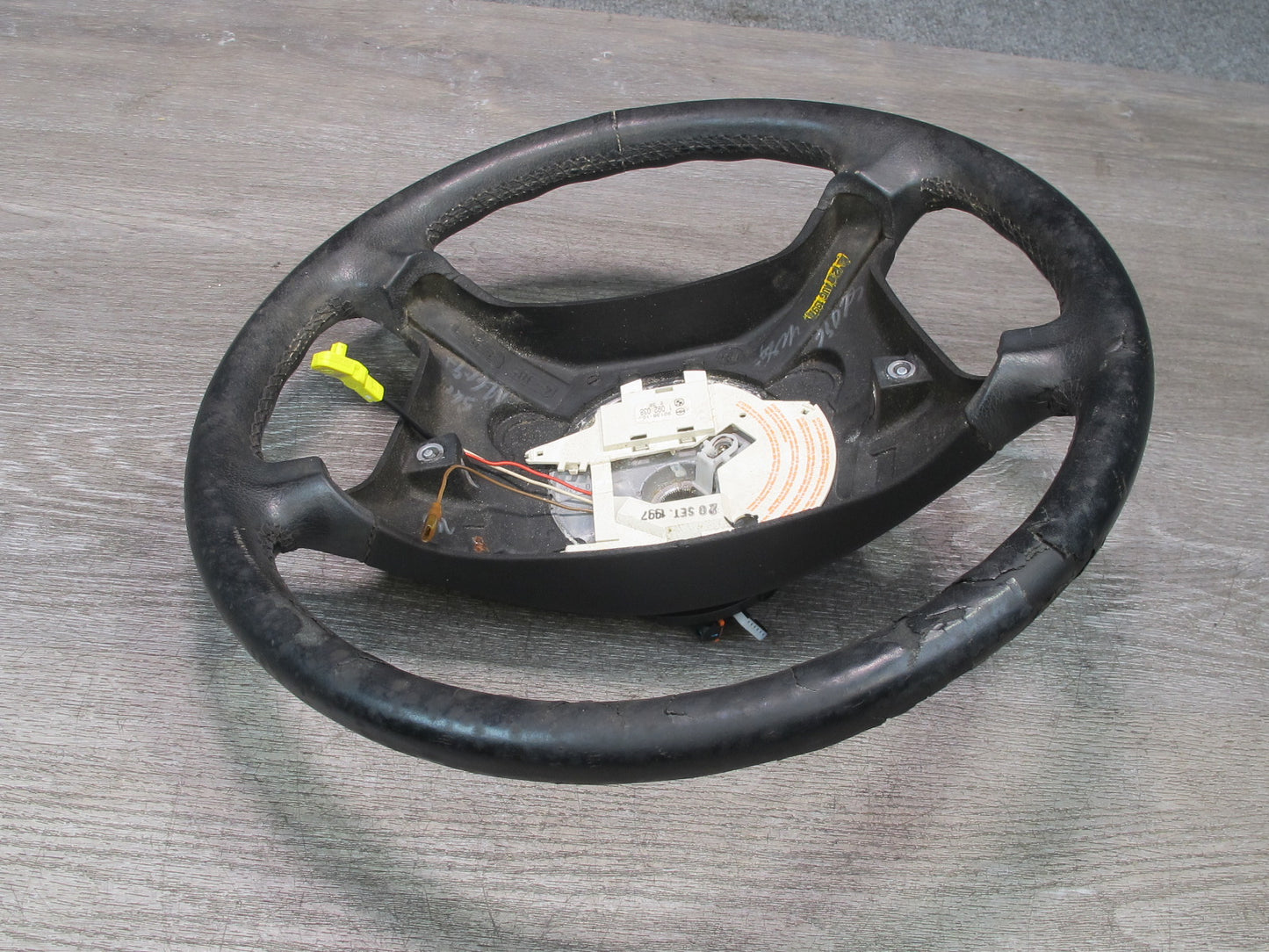 96-99 BMW E36/7 Z3 4 Spoke Leather Steering Black OEM