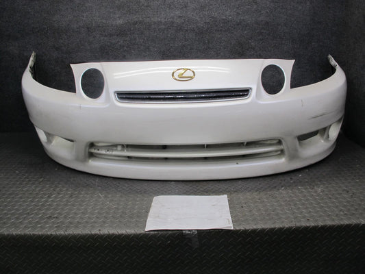 97-00 Lexus UZZ31L SC300 SC400 Front Bumper Cover White w Foam OEM