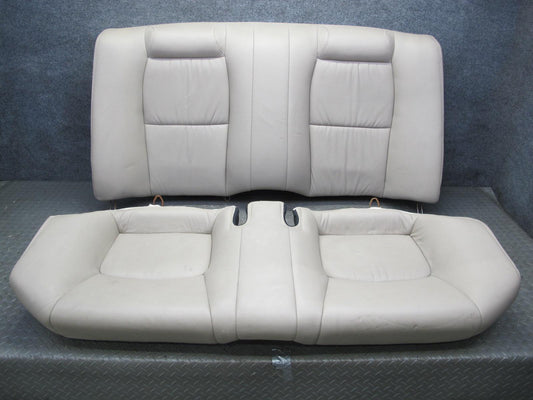 97-98 Lexus UZZ30L SC300 SC400 Rear Leather Seat Lower & Upper Cushion Ivory OEM
