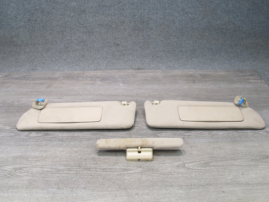 95-97 Lexus UZZ30L SC300 SC400 Set of 3 Front Left Center Right Sun Visor OEM