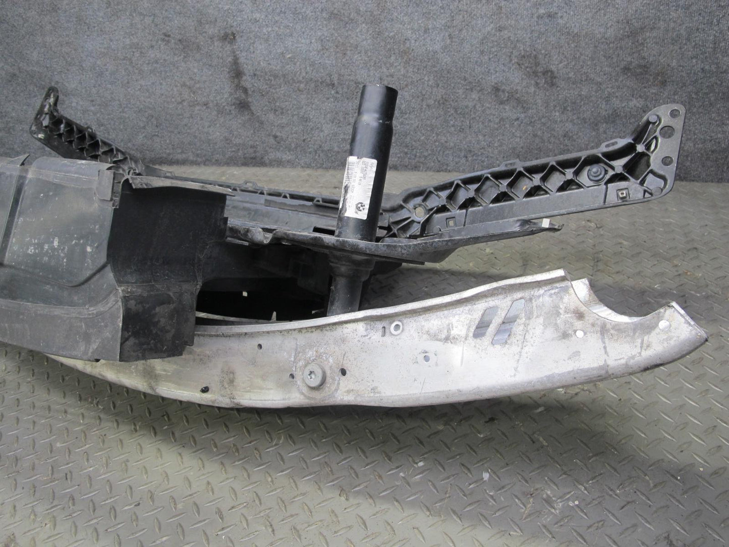 01-02 BMW E46 Convert Front Bumper Reinforcement Bar Radiator Core Support OEM