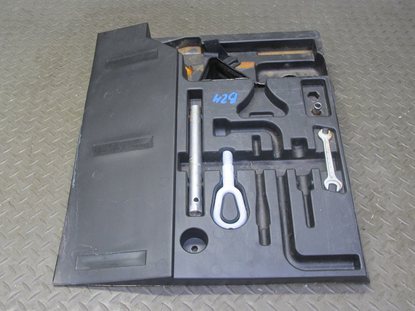 97-02 BMW E36/7 Z3 Roadster Spare Tire Tool KIT Tray Holder Set OEM
