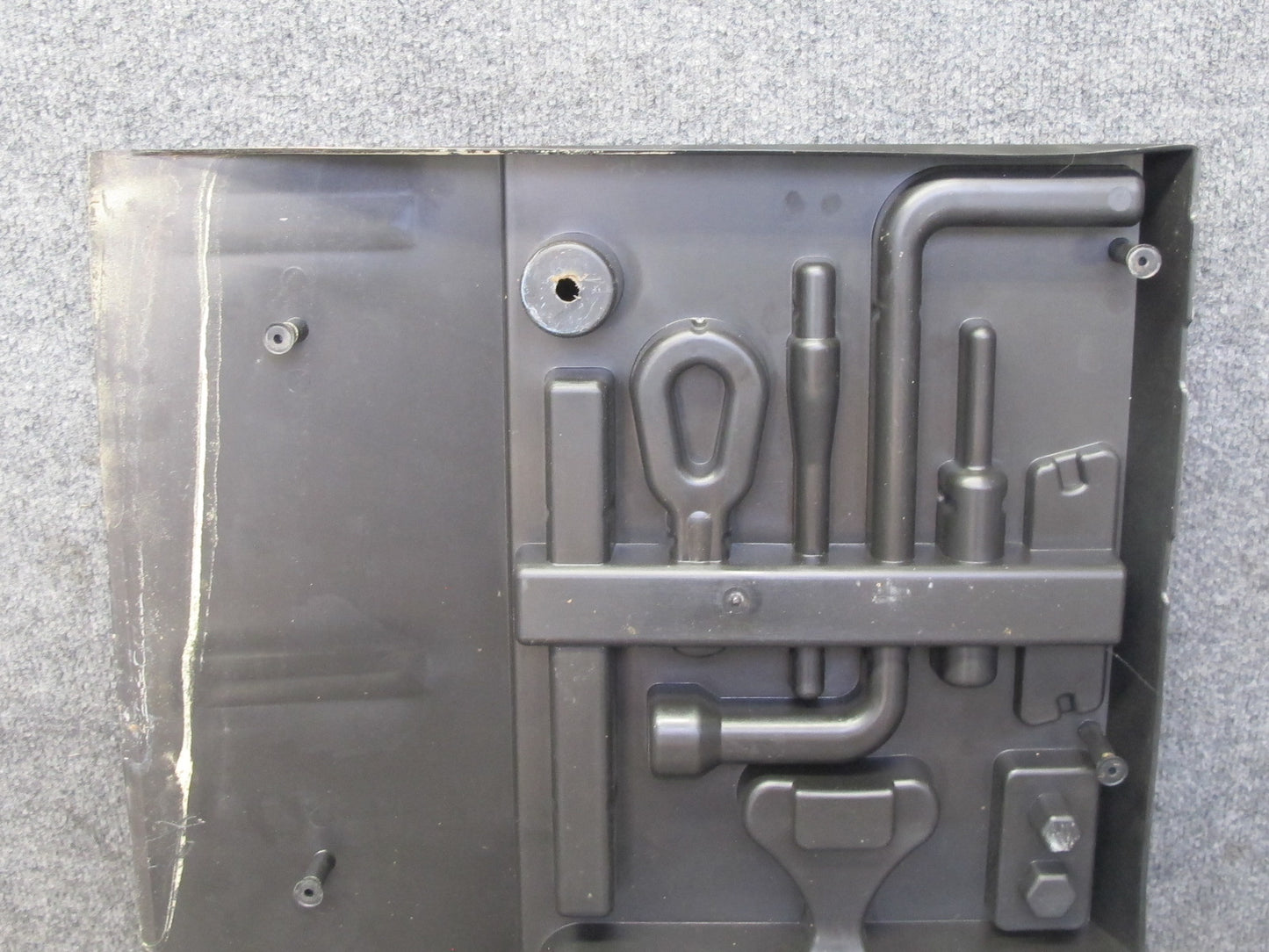 97-02 BMW E36/7 Z3 Roadster Spare Tire Tool KIT Tray Holder Set OEM