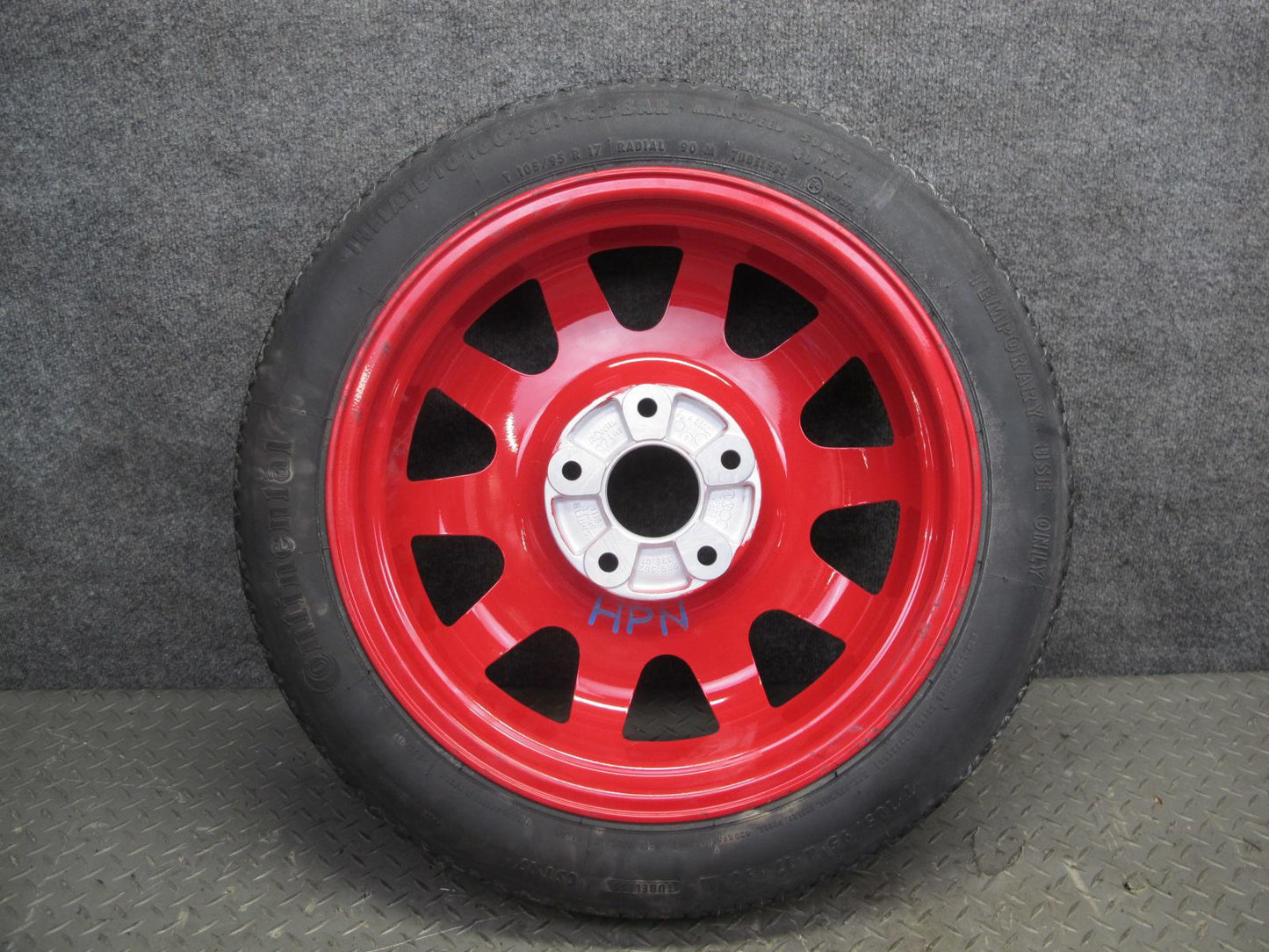 1999-2005 Porsche 911 996 Emergency Spare Tire Wheel 17x3.5 ET19 Conti 105/95