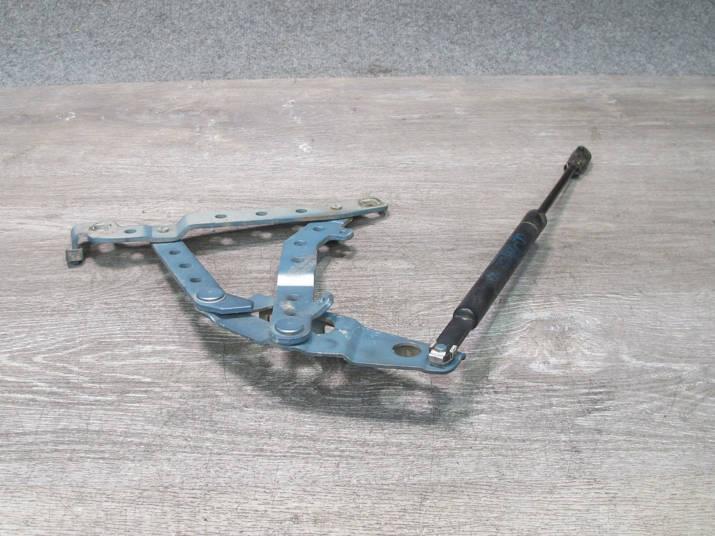 96-02 BMW E36/7 Z3 Set of 2 Front Left & Right Hood Bonnet Hinge Blue OEM