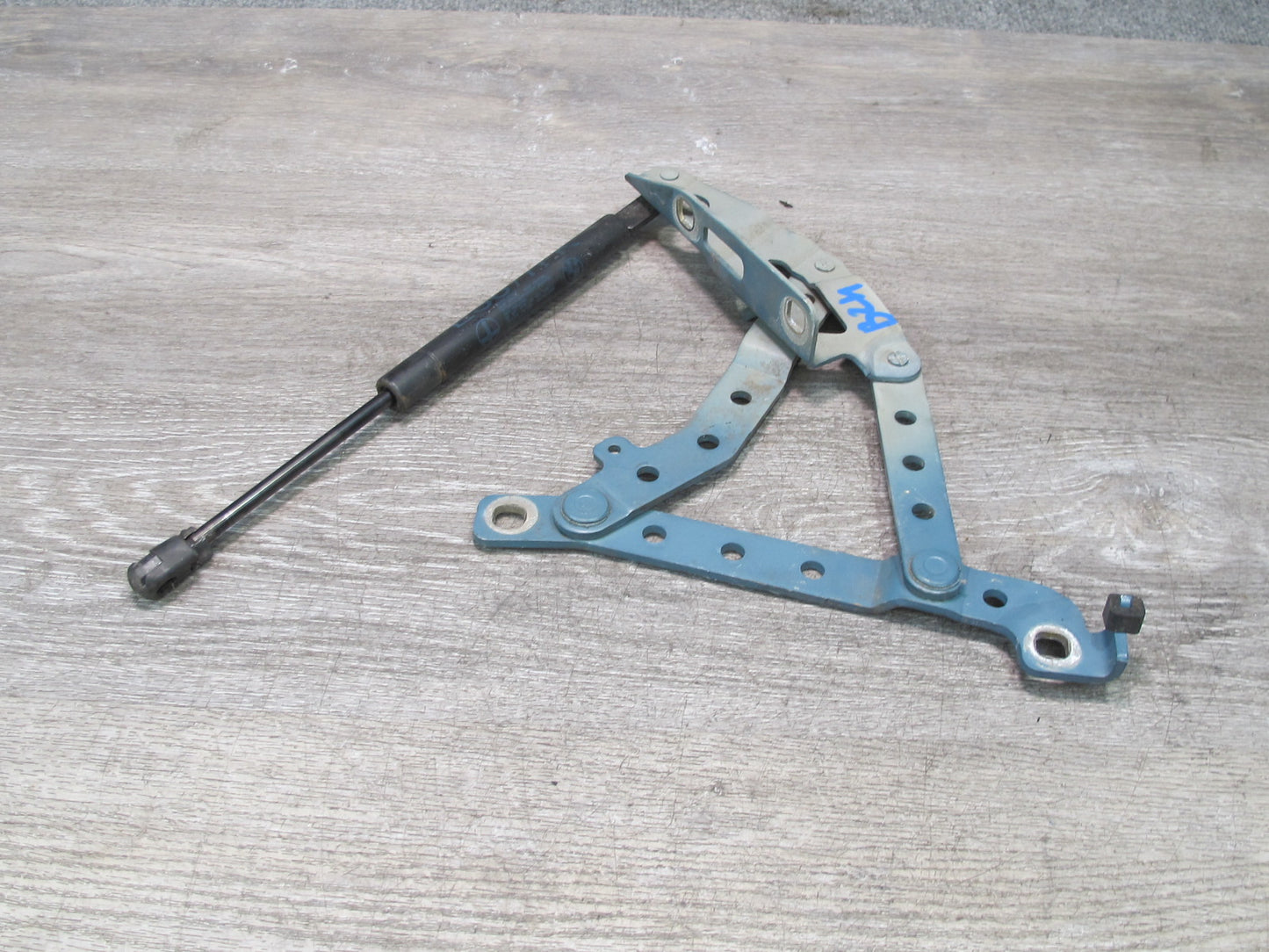 96-02 BMW E36/7 Z3 Set of 2 Front Left & Right Hood Bonnet Hinge Blue OEM
