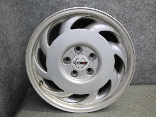 91-92 Chevrolet Corvette C4 Left 17" R17 Alloy Wheel Rim 17x9.5J ET56 OEM