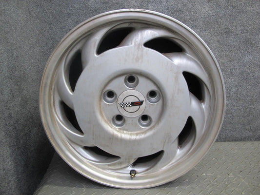 91-92 Chevrolet Corvette C4 Left 17" R17 Alloy Wheel Rim 17x9.5J ET56 OEM