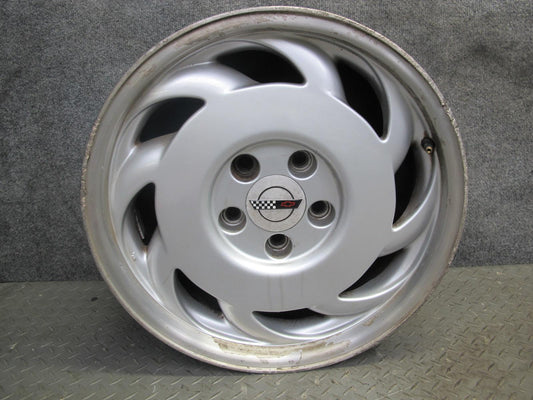 91-92 Chevrolet Corvette C4 Right 17" R17 Alloy Wheel Rim 17x9.5J ET56 OEM