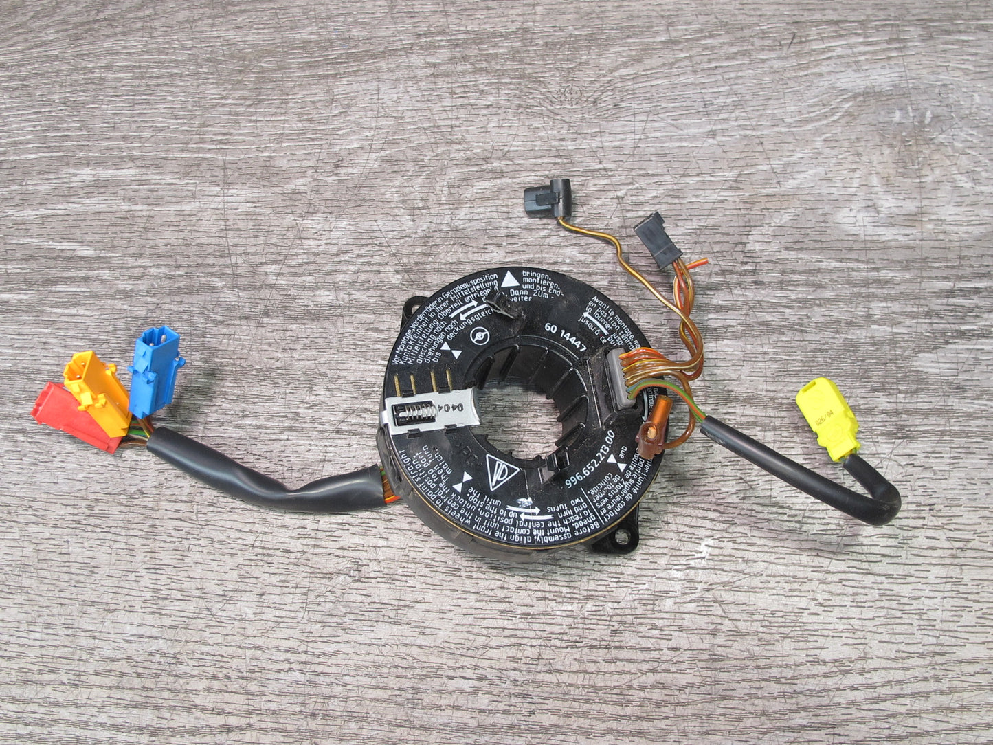 99-05 PORSCHE 911 CARRERA 996 STEERING COLUMN CLOCK SPRING 99665221300 OEM