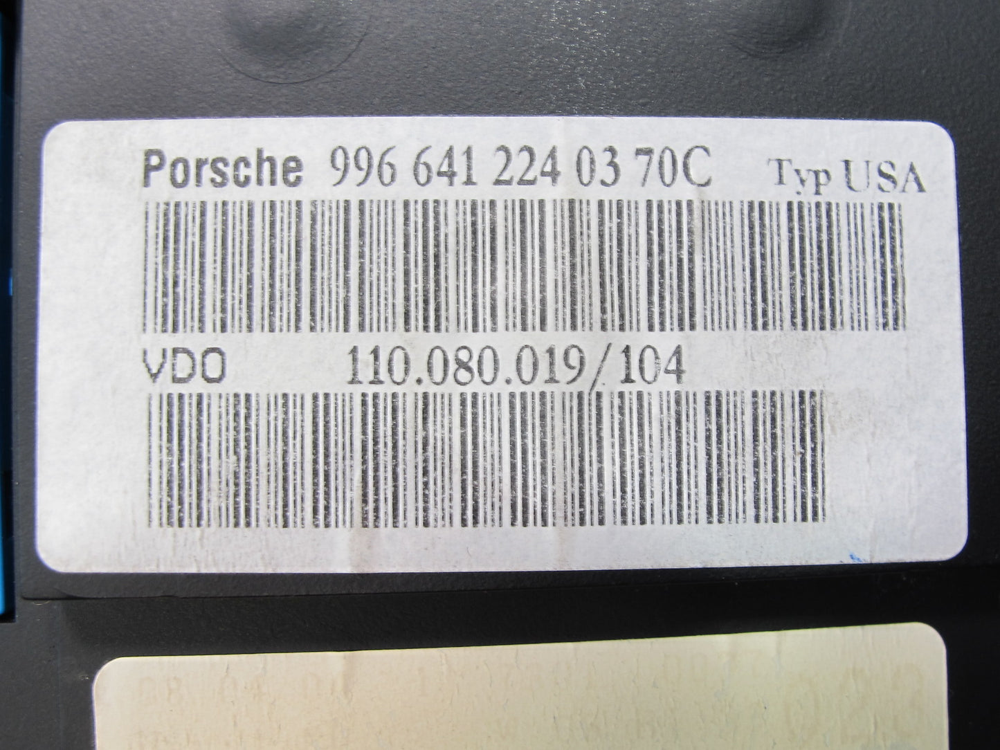 2002-2005 Porsche 911 996 A/T Speedometer Instrument Cluster Gauge 99664122403