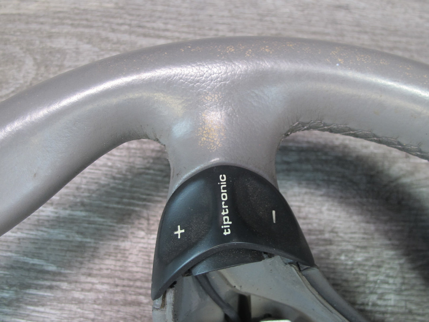 1999-2005 Porsche 911 Carrera 996 3-SPOKE Tiptronic Steering Leather  Gray