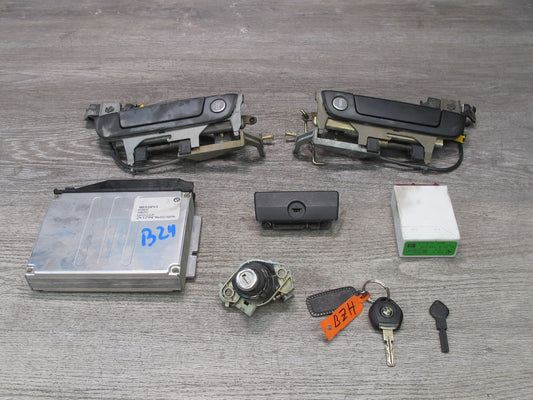 1998 BMW E36/7 Z3 2.8L M52 A/T Engine ECU DME EWS Door Glove Trunk Lock KEY Set