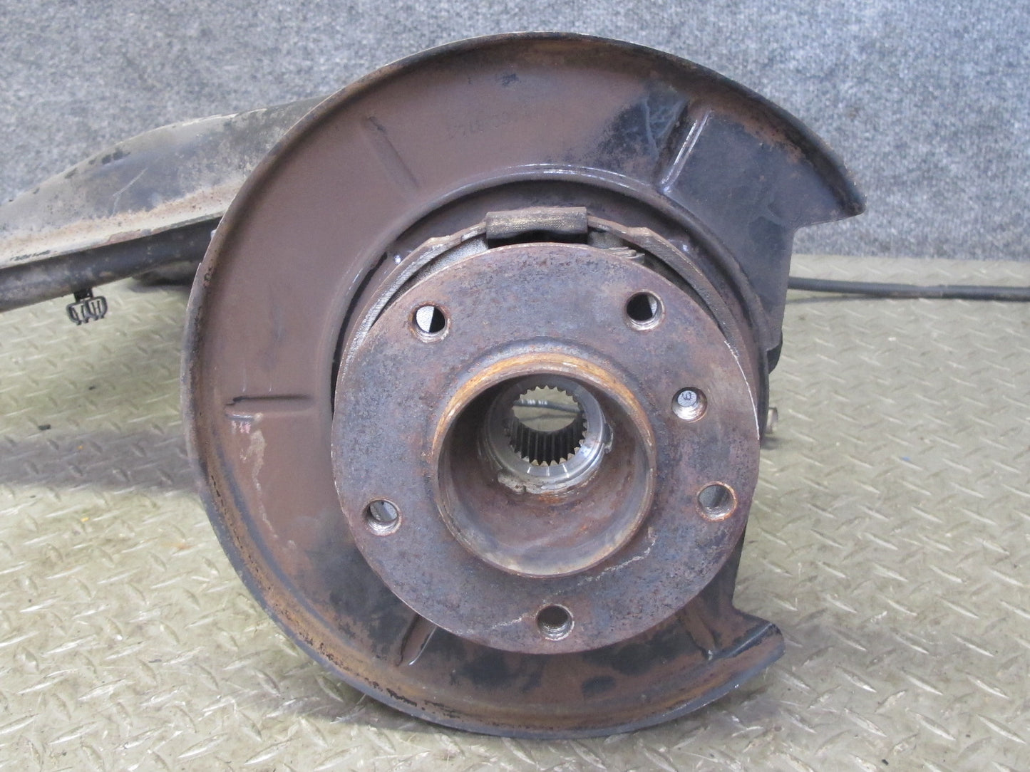 96-02 BMW E36/7 Z3 Rear Right Spindle Knuckle Wheel Hub Bearing Trailing Arm OEM