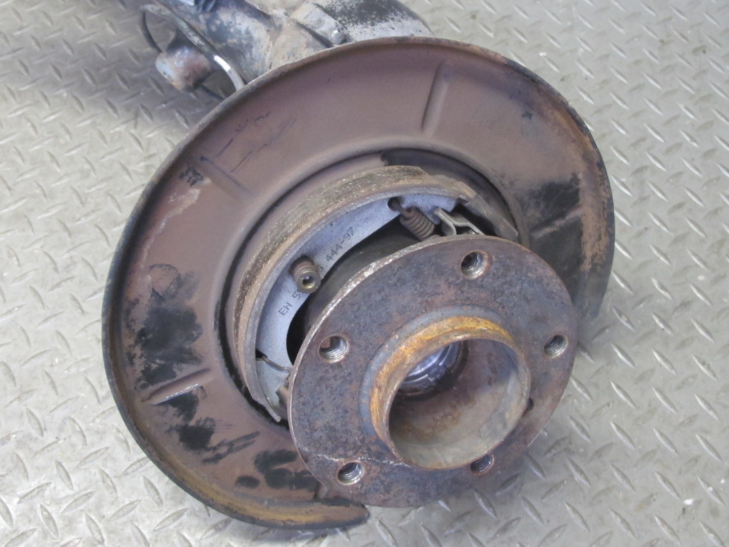 96-02 BMW E36/7 Z3 Rear Right Spindle Knuckle Wheel Hub Bearing Trailing Arm OEM