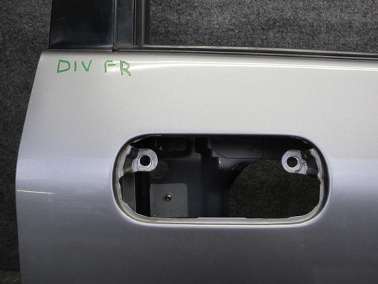 99-01 Isuzu Vehicross Front Right Passenger Door Shell Panel Kaiser Silver OEM