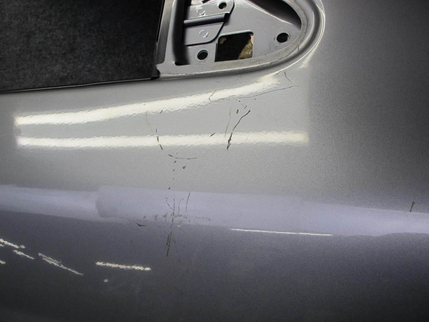 99-01 Isuzu Vehicross Front Right Passenger Door Shell Panel Kaiser Silver OEM