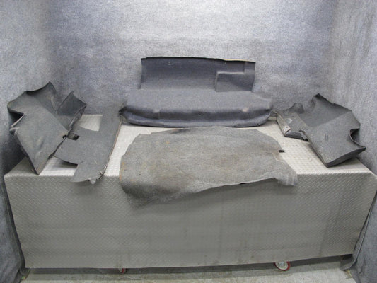 87-91 BMW E30 325i Convertible Rear Trunk Trim Panel Carpet Cover Set OEM