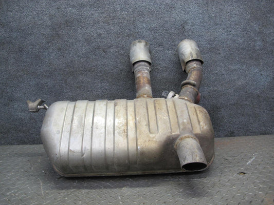 2008 VW Golf MK5 R32 VR6 3.2L Rear Exhaust Muffler w Tips OEM