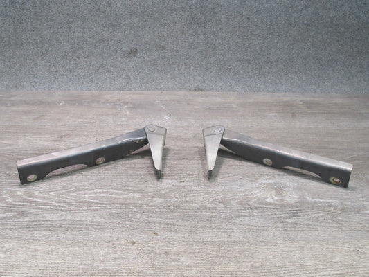 99-01 Isuzu Vehicross Set of 2 Left & Right Hood Bonnet Hinge Kaiser Silver OEM