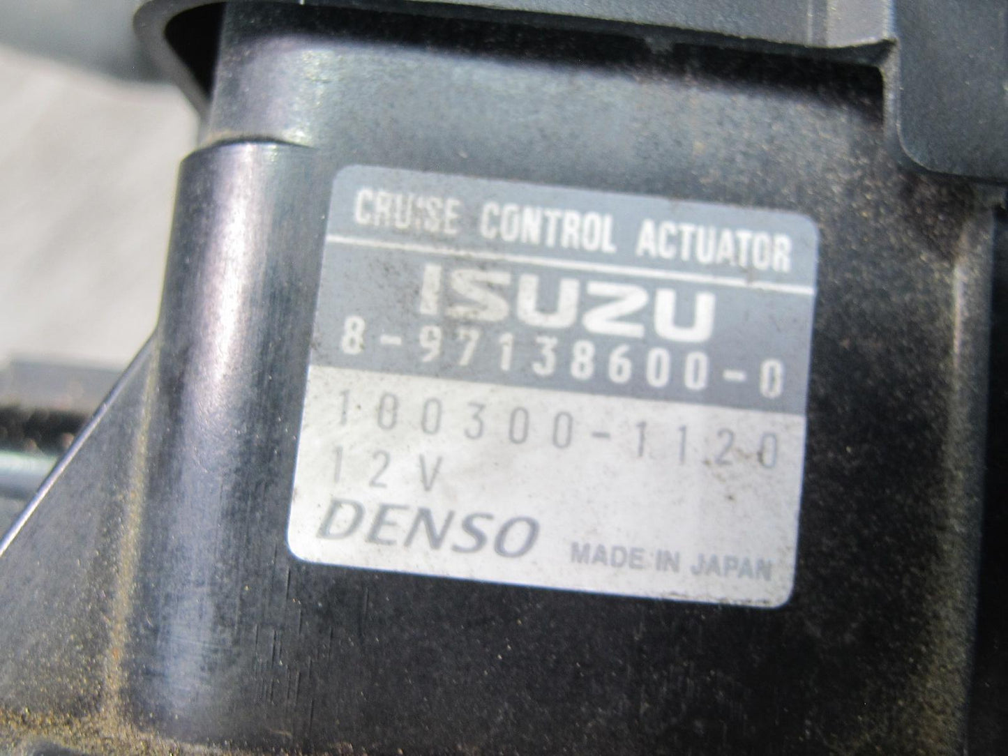 99-01 Isuzu Vehicross Cruise Control Actuator Module Unit 8971386000 OEM